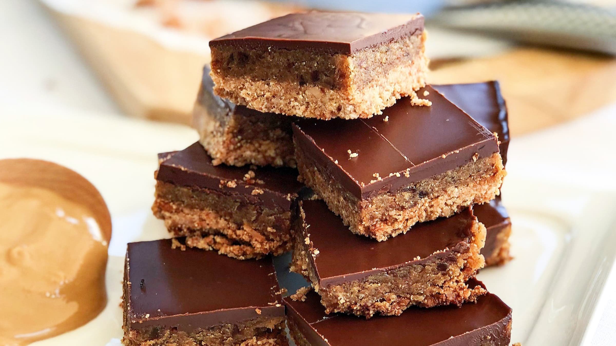 Chocolate Peanut Butter Slice CSR Sugar